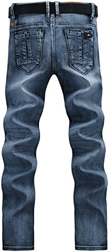 CHENHUI Men's clothing 2017 spring new arrival male fashion blue water wash modern slim skinny jeans BlueS
