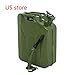 Lovinland Emergency Oil Gas Can 5 Gallon 20L Portable Gas Oil Water Bucket Petrol Diesel Storage Can Tanks with Spout Army Green