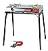 XtremepowerUS Outdoor 2-Burner Stove Propane Gas Range Auto Ignition Outdoor Grill Camping Cooktop Stoves Tailgate LPG with Standthumb 1