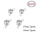 glacely 4 pcs 2 Size Knitting Tool Finger Thimble Yarn Guide Ring Stranding Wire Needle Thimble for Knitting Crafts Accessories Tool