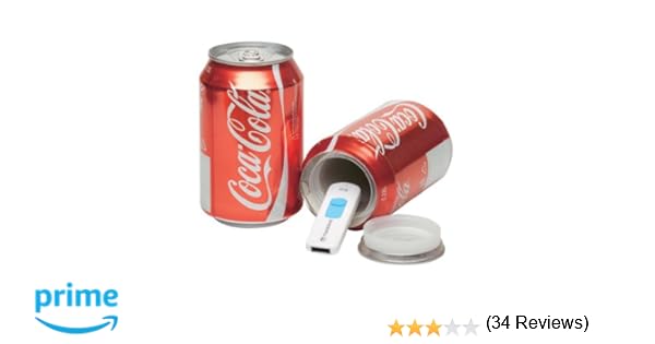 Bote de camuflaje / Lata de ocultación imitación refresco (Coca ...