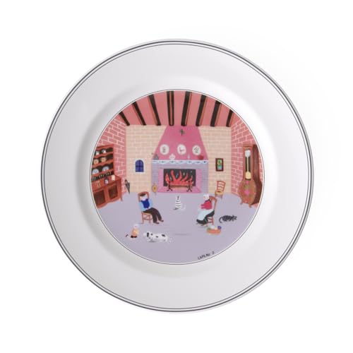 Villeroy & Boch Design Naif 27 cm Flat Plate, Fireplace