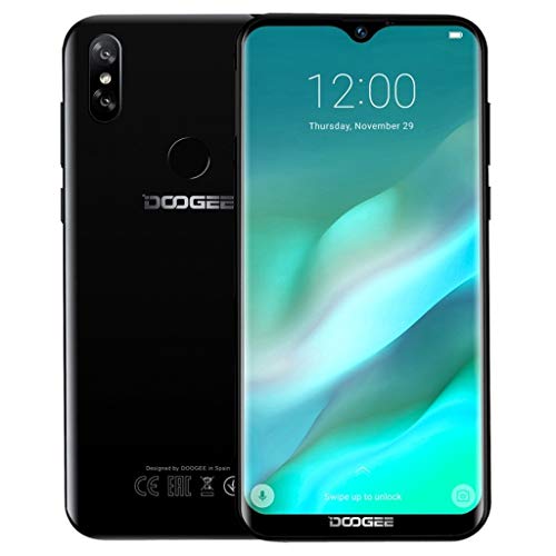 2019 DOOGEE Y8 3GB+16GB Unlock Smartphone Android 9.0 4G LTE 6.1" FHD 19:9 3400mA (Black)