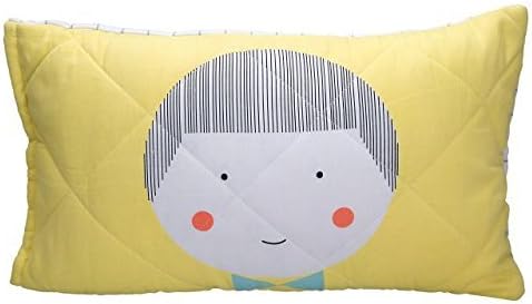 Toddler Pillow Case - Greenbuds Organic Cotton/wool Quilted Toddler Pillow Cover Pillow Protector. Kids Pillow Case Hypoallergenic by Greenbuds