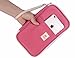 iSuperb Portable Passport Wallet Travel Zipper Waterproof Passport Holder Organizers Storage Large Capacity Clutch Pouch Compartment for Women Men