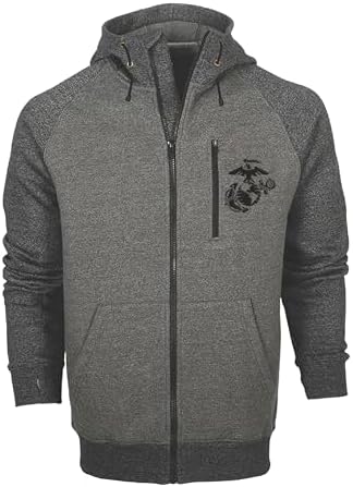 Mitchell Proffitt Men's US Marine Corps Fleece Jacket Reversible S