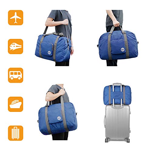 WANDF for Spirit Airlines 18" Foldable Travel Duffle Bag Weekender Bags