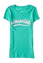 Aeropostale Women's Aropostale Logo Graphic T Shirt Xs Aquarium