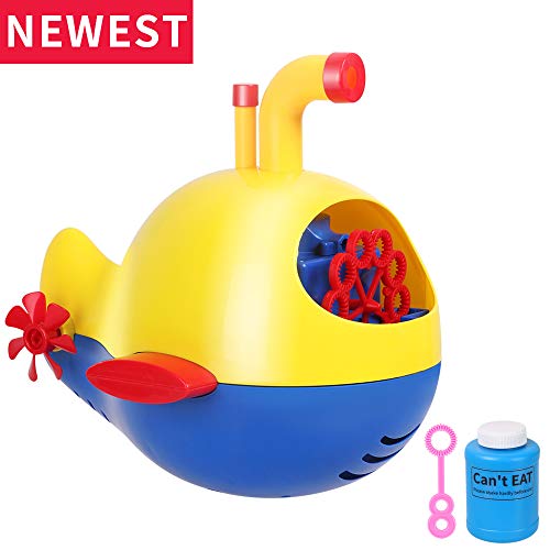 Sunba Youth Bubble Machine Automatic Bubble Blower Machine for Kids Boys Girls , Over 500 Bubble Per Minute Maker with Bubble Solution for Birthday Party , Christmas …