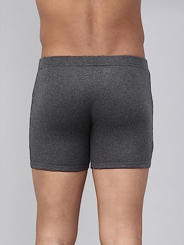 Levi's Men's Cotton Style #010 Comfort Regular Fit solid Boxer (Pack of 2) (#010-BOXER BRIEF-LT DK GMEL-P2_Light, Dark Grey Melange_L) 3