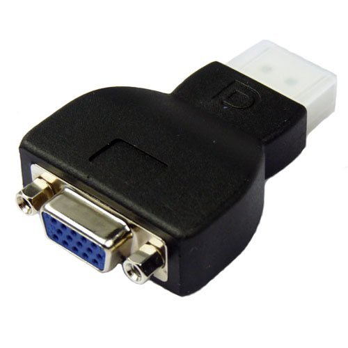 DisplayPort Male To VGA Female Adapter for Lenovo ThinkPad X301 T400s T410s T410 R500 T500 T510