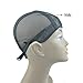 GEX Middle U Part Weaving Wig Foundation Wig Cap with Sturdy Straps 1'' X 3.5'' U Part and 2 Clip Combs For Wig Making M Size