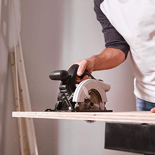 WORX WX529.9 Akku Handkreissäge 20V - mit einstellbarem Schnittwinkel, schnellem Sägeblattwechsel & Anschluss für… – Bild 5