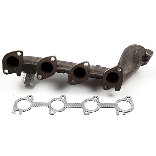 Exhaust Manifold and Gasket Kit, ECCPP Driver Left Automotive Replacement Exhaust Manifolds Stainless Steel for Ford E-150 E-250 F-350 5.4L