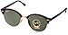 Ray-Ban Unisex Clubround Classic RB4246 990 Non-Polarized Sunglasses, Tortoise/Green Classic, 51 mm