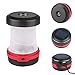 Solar Camping Light Upgraded Flashlight Emergency Light Wear-Resistant Outdoor Portable USB Charging Folding LED Camping Light Contraction Hanging Plastic Tent Lamp Red + Blackthumb 2