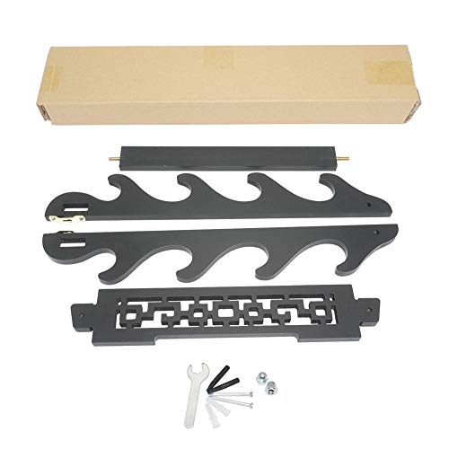 LZYC 4 Tier Sword Stand Wall Mount Samurai Sword Holder Display Stand Katana Wakizashi Tanto Wall Hanger Sword Rack Four Layer