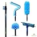 EVERSPROUT 7-to-20 Foot 4-Pack Duster Squeegee Kit with Extension-Pole (25+ Foot Reach) | Swivel Squeegee, Hand-Packaged Cobweb Duster, Microfiber Feather Duster, Ceiling Fan Duster, Telescopic Pole