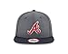 MLB Atlanta Braves Heather 9Fifty Snapback Cap, One Size, Graphite