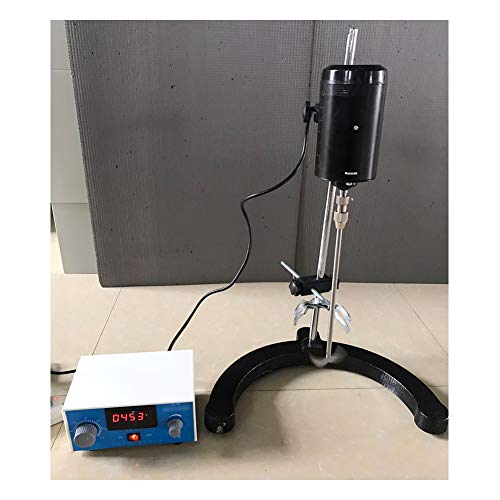 Wellish Electric Overhead Stirrer Lab Mixer Blender with Stir Bar Costant Speed 0-3000RMP 120W Digital Magnetic Mixer for Lab Industry Processing Range 50-250L - Thumbnail 7