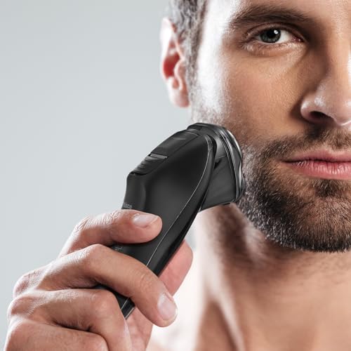Phisco Rasuradora Eléctrica Recargable para Hombre, Afeitado Preciso y Suave, Diseño Impermeable, Batería de Larga Duración, Sistema Antitirones, Ideal para Viajes