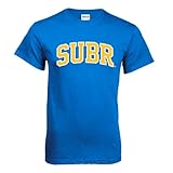 Southern University Royal Blue T Shirt 'Arched SUBR' - Large