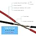 BNTECHGO 14 Gauge Silicone Wire 10 ft red and 10 ft Black Flexible 14 AWG Stranded Tinned Copper Wire