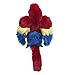 Folkmanis Scarlet Macaw Hand Puppet, Red, Blue, Yellow, Black, 1 EA
