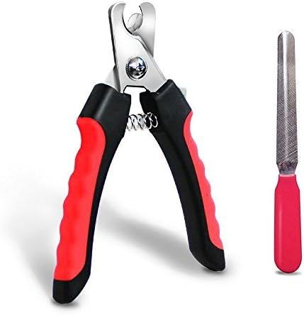 Best Professional Dog Cat Nail Clippers IRROT Grooming Trimmer with FREE Nail File and Protective Guard,Safety Lock-suitable for Small Medium Large Dogs Cats