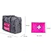 Dream Hunter Travel Bag Dh Waterproof Foldable 32 L Capacity Clothes Portable Luggage, Rose Red