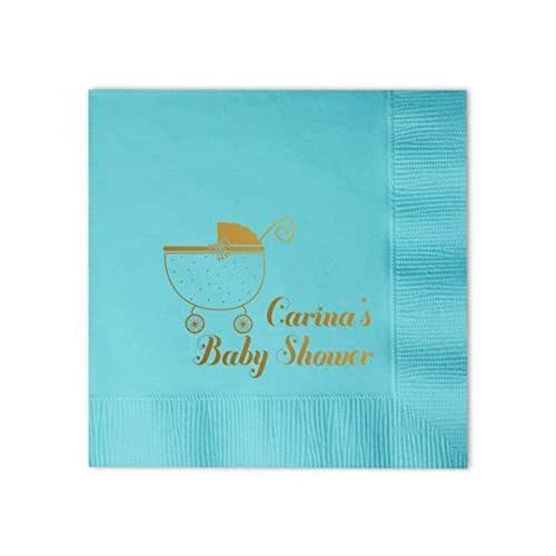 Personalized Baby Shower Cocktail Napkins Baby Shower