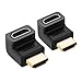 UGREEN 2 Pack HDMI Adapter Right Angle 270 Degree Gold Plated HDMI Male to Female Connector Supports 3D 4K 1080P HDMI Extender for TV Stick Roku Stick Chromecast Xbox PS4 PS3 Nintendo Switch