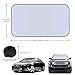 MIU COLOR 6 Pieces Cars Windshield Sunshades Blocks UV Rays Sun Heat for Baby Sun Shade Window Cover to Keep Your Vehicle Cool Universal Fit Most Cars Easy Storage (Large 63 x 35 inches)