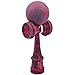 Kaleb USA Black & Red Full Cracked Kendama and Extra String