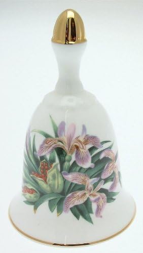 Danbury Mint Sumner Collection Wildflower Bells - Iris Design - June - CLT343