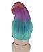 Halloween Party Online Troll Wig, Tri-Colors Adult HW-281