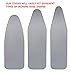 TIVIT Ironing Board Cover 22 x 58, Made in Italy. Pro Grip Pad Covers w/3 Fastener Straps & Pull Bungee Cord - Durable Scorch & Stain Resistant Padded Layers, Heat Reflective AlumiTek PRO Top Coat