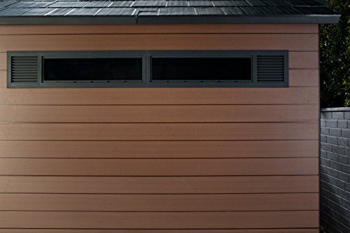 Keter/chalet et jardin 12-922433 Fusion Abri de Jardin en Composite Bois Marron et Gris Anthracite 229 x 223,5 x 252 cm