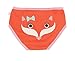 ZOOCCHINI Girls Organic Panty Set - Ages 2 to 6 Years, 100% Organic Cotton, 3 Pack (Enchanted Forest, 2-3 Years)