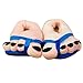 Eforstore Funny Winter Toe Big Feet Warm Soft Plush Slippers Novelty Gift Adult Shoes (Blue)