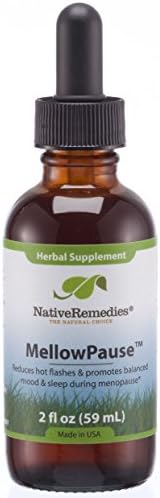 Native Remedies Mellowpause - Natural Homeopathic Formula Helps Reduce Hot Flashes Mood Swings Sleeplessness And Night Sweats Related To Menopause - 180 Tablets