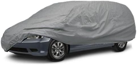 SBU 3 Layer All Weather Mini Van Car Cover Compatible for Chrysler Town & Country Minivan Model Years 1990-2011 Breathable Automobile Van Protection