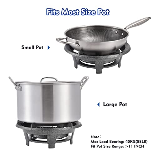 ARC Outdoor Propane Burner Stove, Single Propane Burner, Cast Iron