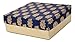Lotus Printed Colorful Sweet Boxes for Indian Sweets, Cookies, Goodies, Mithai, Candy, Gift Boxes with Lids Bulk, Handmade Bulk Mithai Box, Favor Boxes for Wedding, 2.95x5.51 Inch (Pack of 4)