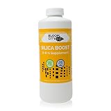 Organic Liquid Silica Boost Fertilizer and Supplement by Bloom City, Quart (32 oz) Concentrated Makes 180 Gallons