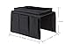 Mvchifay Sofa Remote Holder 5 Pockets Armrest Organizer Multi Layer Collapsible TV Control Organizer Bag Magazine Snacks Holders for Couch Bedside Hanging Storage (Gray)