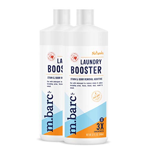 m.barc Naturals Pet Laundry Detergent Booster Stain & Odor Removal Additive 32oz. (2Pack