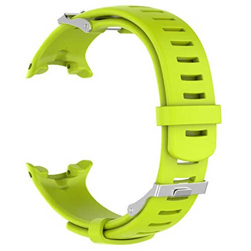 For Suunto D4/D4i Novo Watch,Sunfei Replacement Silicagel Soft Band Strap Bracelet (Green)