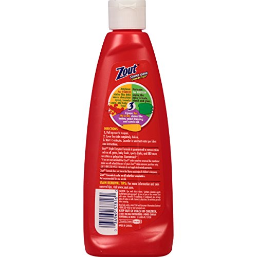 Zout Laundry Stain Remover, Triple Enzyme Formula, 12 Ounce