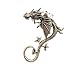 Dragon Earrings Non- Pierced Clip On Earrings Fake Ear Cartilage Cuff Ear Ring (Bronze)